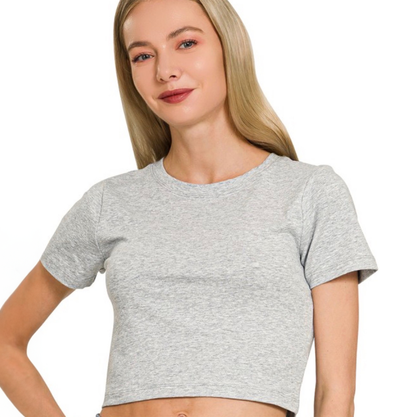 Cotton Cropped Tee