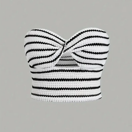 Striped Twist Top