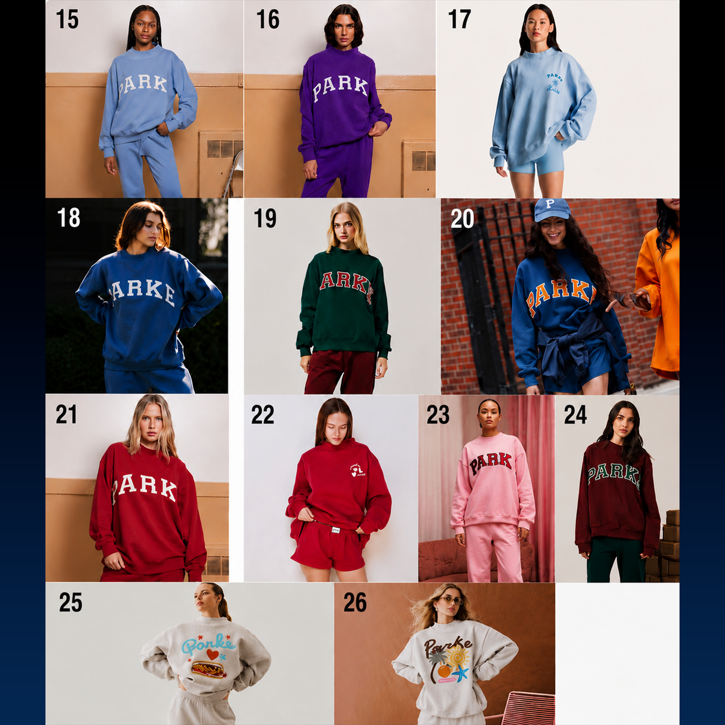 PREORDER - P.A.R.K.E Embroidered Sweatshirt