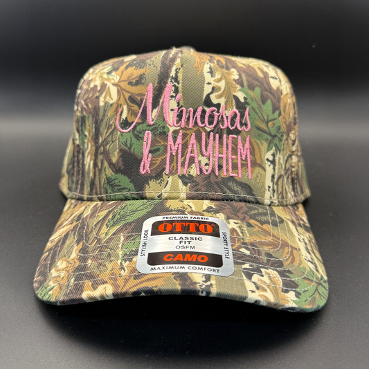 Mimosas & Mayhem Camo Hat