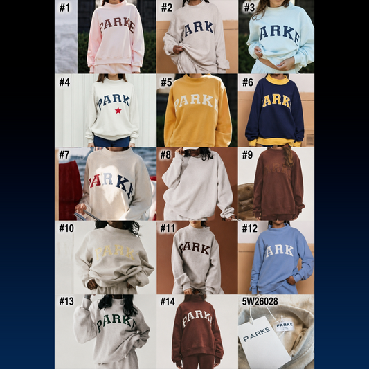 PREORDER - P.A.R.K.E Embroidered Sweatshirt