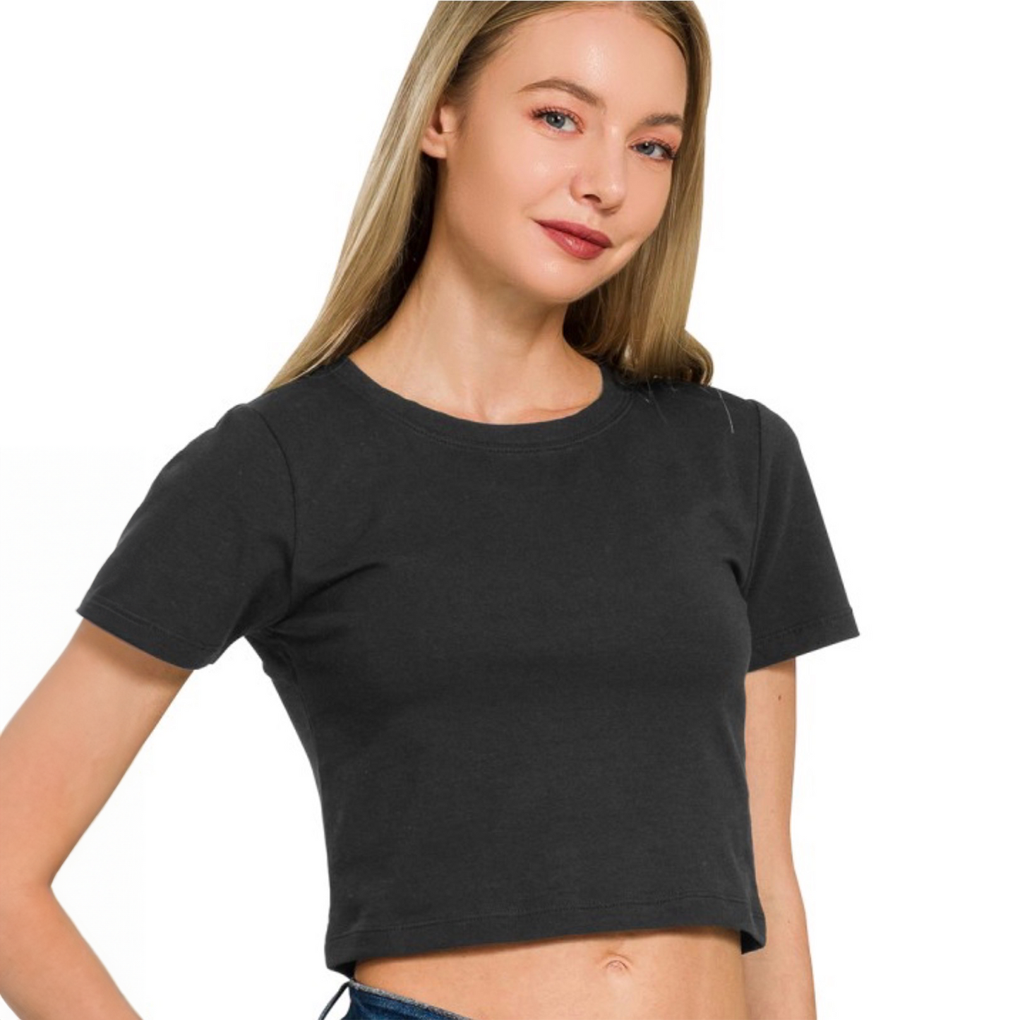 Cotton Cropped Tee