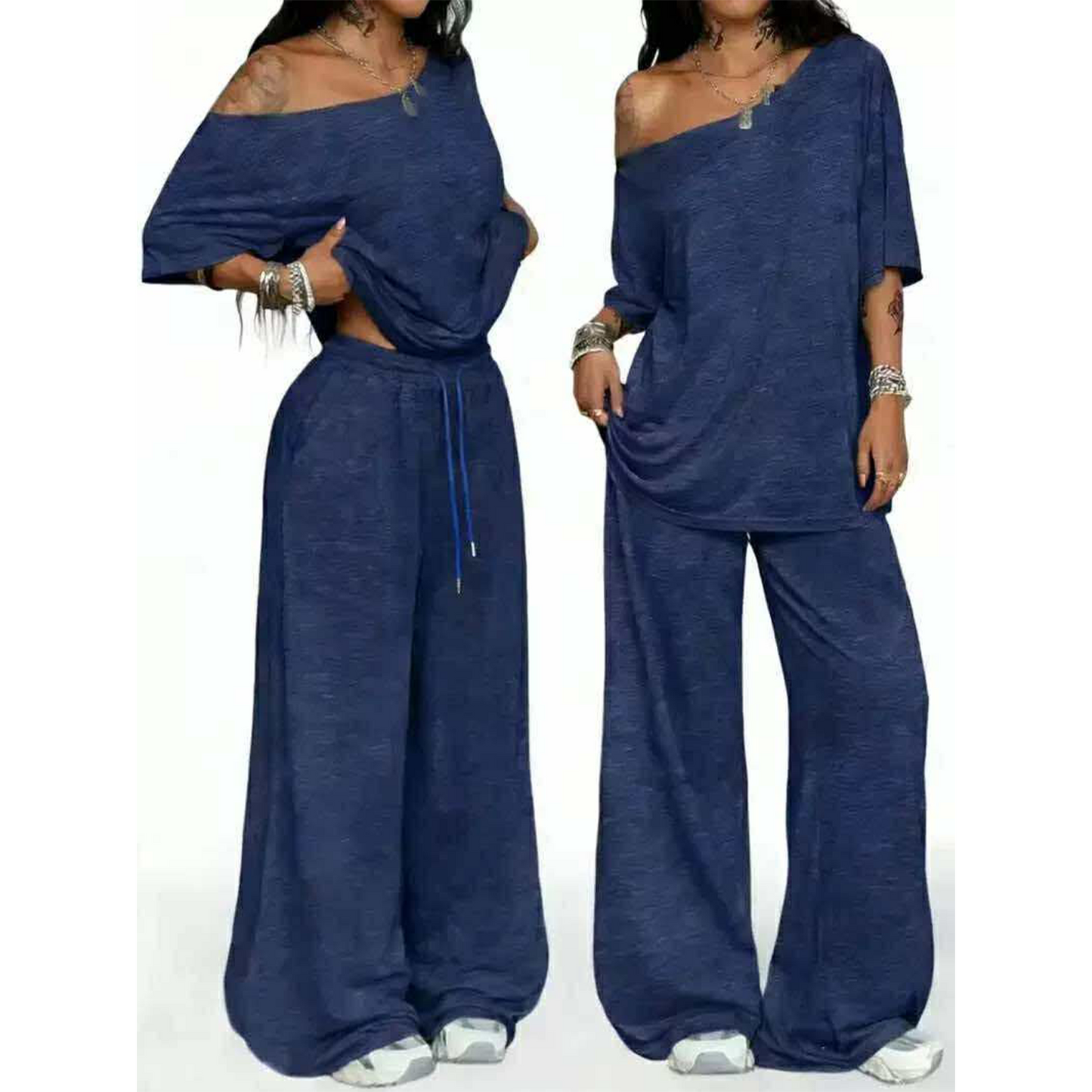 Oversized Off The Shoulder Set